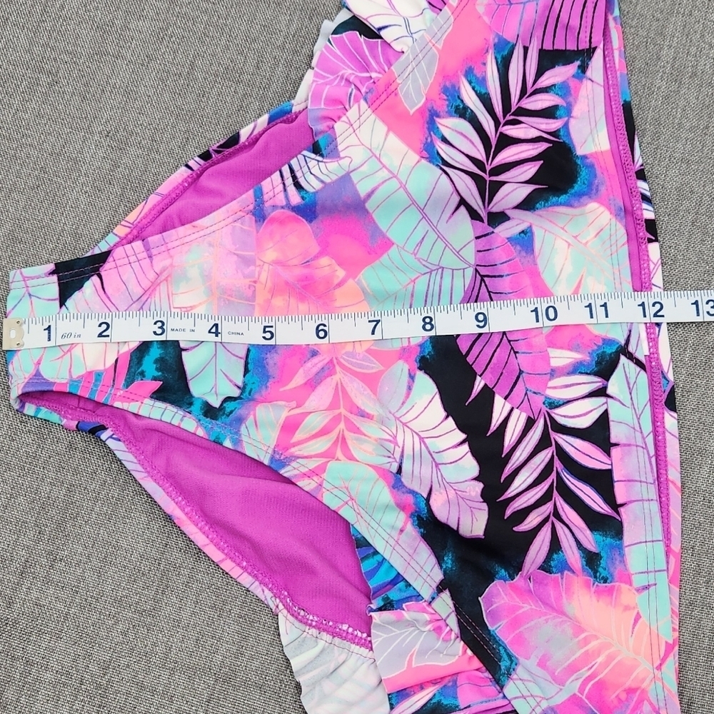 Island Sand Multi Color Swimsuit Bikini Bottoms. 1X - Picture 6 of 9